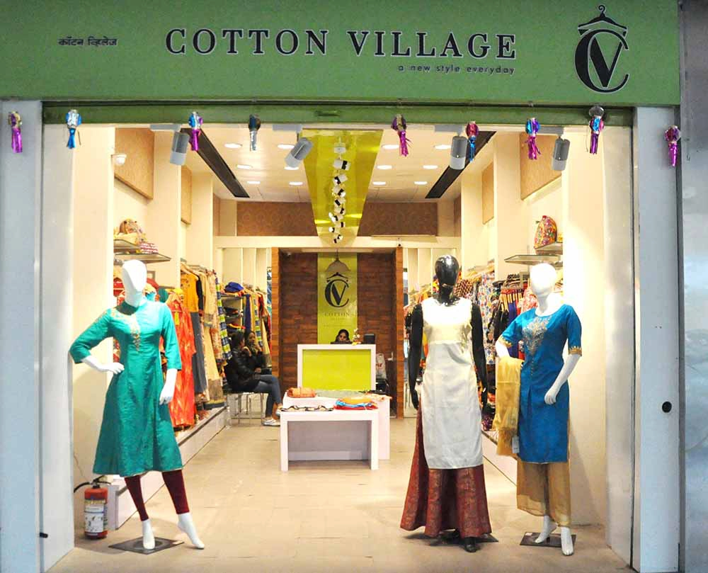 Cotton Village store at Kumar pacific